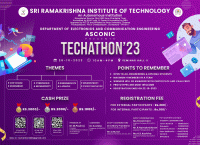 TECHATHON'23 Hackathon Poster